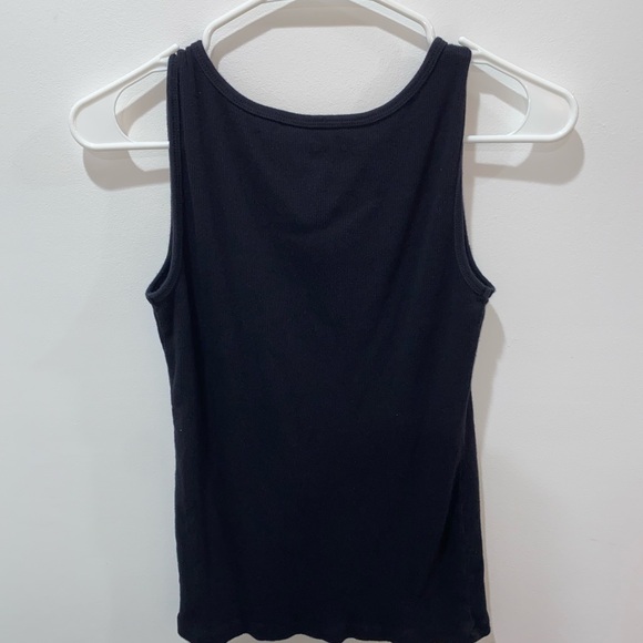 St. John’s Bay Embellished Tank Top, 100% Cotton, women’s medium - Picture 4 of 5